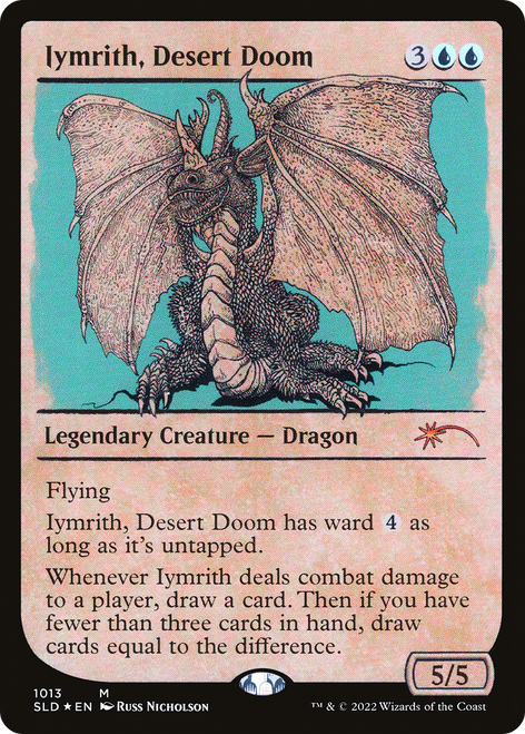 Iymrith, Desert Doom (SLD-1013) - Secret Lair Drop: (Showcase) Foil