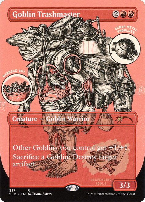 Goblin Trashmaster (SLD-317) - Secret Lair Drop (Borderless) Etched Foil