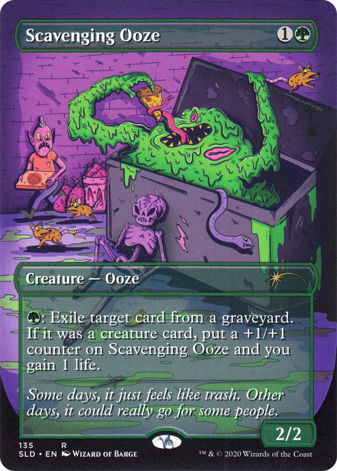 Scavenging Ooze (SLD-135) - Secret Lair Drop (Borderless)