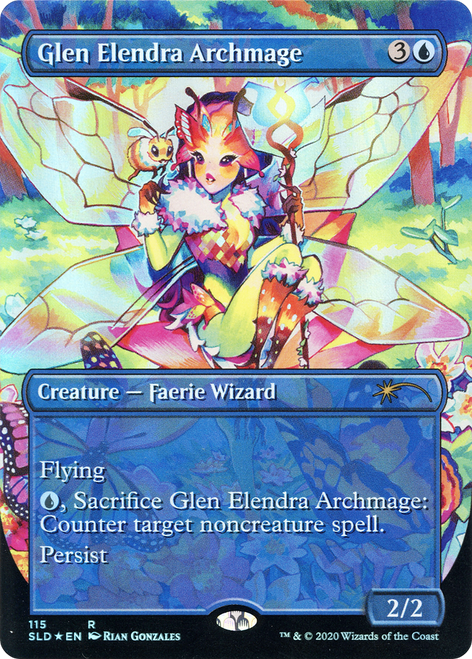 Glen Elendra Archmage (SLD-115) - Secret Lair Drop (Borderless) Foil