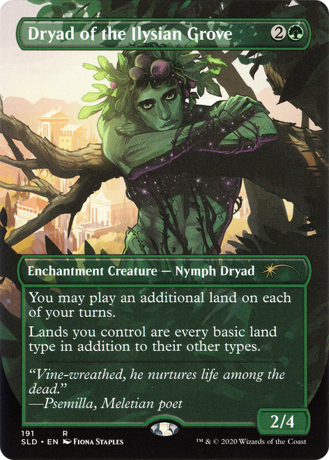 Dryad of the Ilysian Grove (SLD-191) - Secret Lair Drop (Borderless)
