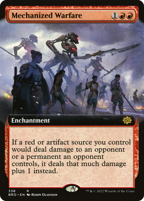 Mechanized Warfare (BRO-338) - The Brothers' War: (Extended Art) Foil
