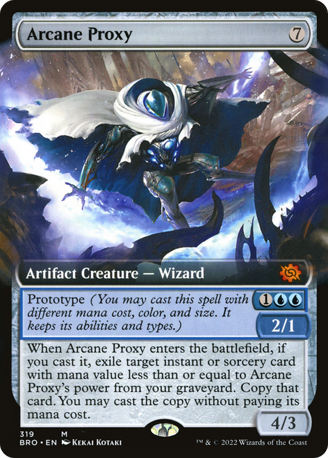 Arcane Proxy (BRO-319) - The Brothers' War: (Extended Art) Foil
