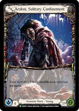 Arakni, Solitary Confinement (HER082) Flesh and Blood: Promo Cards Rainbow Foil