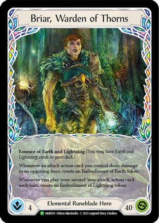 Briar, Warden of Thorns (HER050) Flesh and Blood: Promo Cards Rainbow Foil