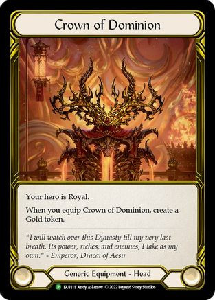 Crown of Dominion (FAB111) Flesh and Blood: Promo Cards