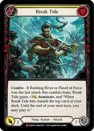 Break Tide (EVR038) Everfest 1st Edition Rainbow Foil