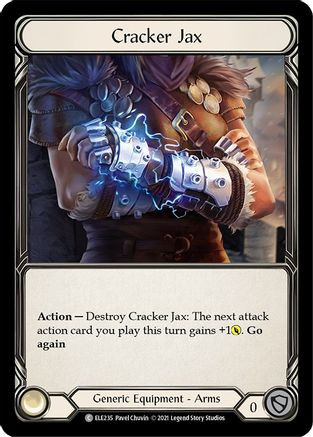Cracker Jax (ELE235) Tales of Aria 1st Edition Cold Foil