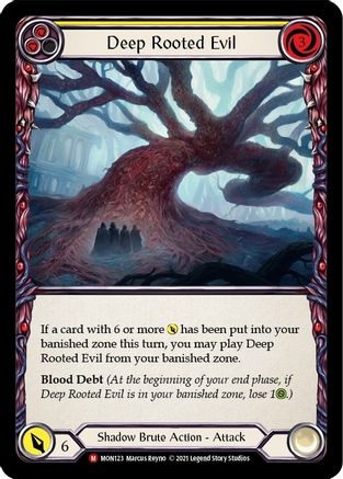 Deep Rooted Evil (MON123) Monarch 1st Edition Rainbow Foil