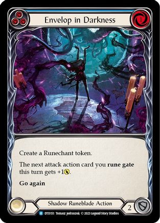 Envelop in Darkness (Blue) (DTD151) Dusk Till Dawn Rainbow Foil