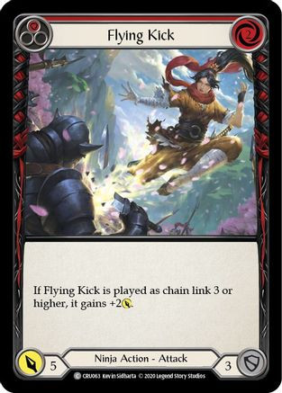 Flying Kick (Red) (CRU063) Crucible of War 1st Edition