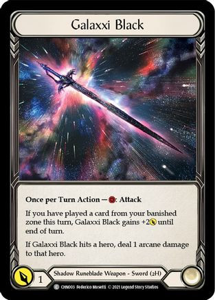 Galaxxi Black (CHN003) Blitz Deck: Monarch - Chane