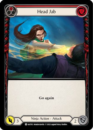 Head Jab (Red) (KAT013) Blitz Deck: Outsiders - Katsu