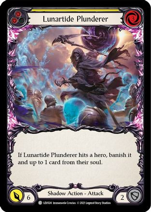 Lunartide Plunderer (Yellow) (LEV024) Blitz Deck: Monarch - Levia