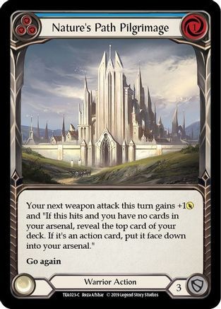 Nature's Path Pilgrimage (Blue) (TEA023) Hero Deck: Dorinthea 1st Edition