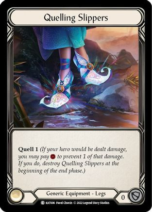 Quelling Slippers (KAT006) Blitz Deck: Outsiders - Katsu