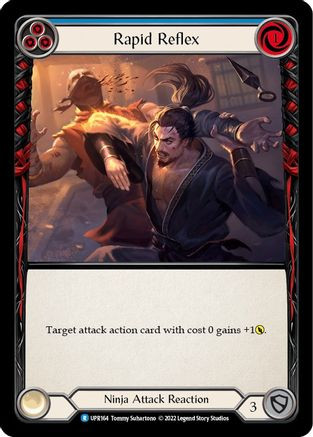 Rapid Reflex (Blue) (UPR164) Uprising Rainbow Foil