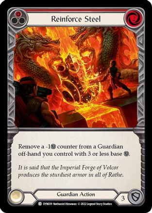 Reinforce Steel (Red) (DYN039) Dynasty