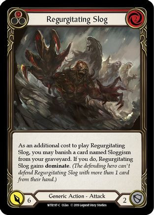 Regurgitating Slog (Red) (WTR197) Welcome to Rathe Unlimited Edition Rainbow Foil