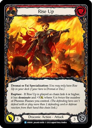 Rise Up (UPR091) Uprising Rainbow Foil
