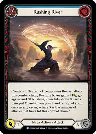 Rushing River (Blue) (CRU062) Crucible of War 1st Edition