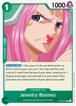 Jewelry Bonney (ST02-007) Starter Deck 2: Worst Generation