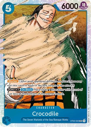 Crocodile (ST03-003) Starter Deck 3: The Seven Warlords of The Sea Foil