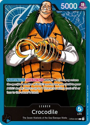 Crocodile (ST03-001) Starter Deck 3: The Seven Warlords of The Sea Foil