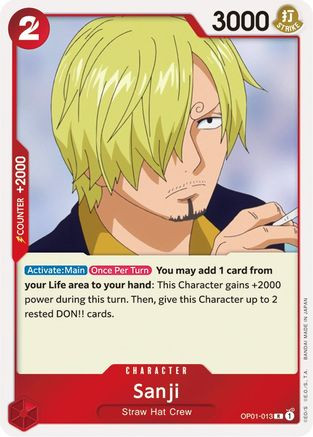 Sanji (OP01-013) Romance Dawn Foil