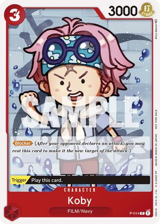 Koby (One Piece Film Red) (P-014) One Piece Promotion Cards