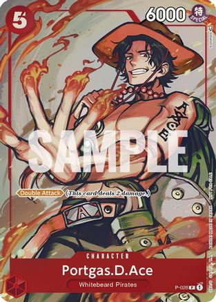 Portgas.D.Ace (Event Pack Vol. 1) (P-028) One Piece Promotion Cards Foil