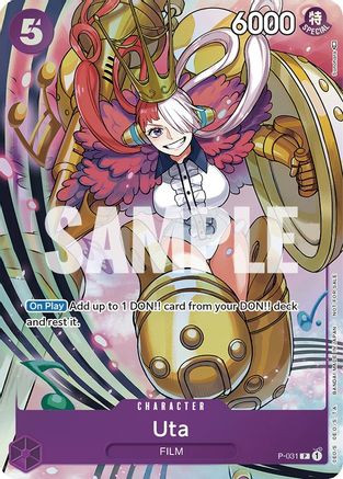 Uta (Event Pack Vol. 1) (P-031) One Piece Promotion Cards Foil