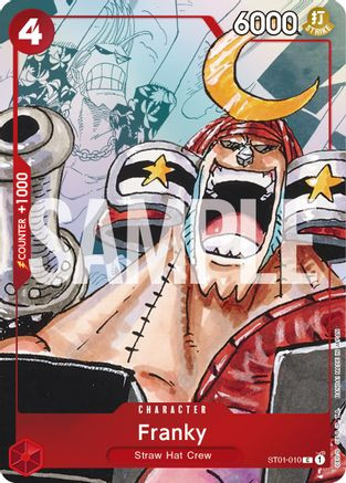 Franky (Alternate Art) (ST01-010) One Piece Promotion Cards