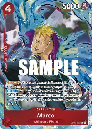Marco (Alternate Art) (OP02-018) Paramount War Foil