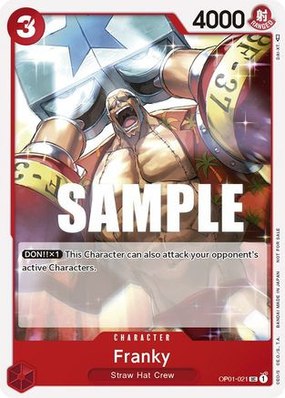 Franky (Tournament Pack Vol. 2) (OP01-021) One Piece Promotion Cards