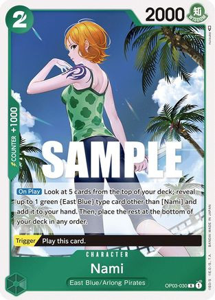Nami (OP03-030) Pillars of Strength Foil