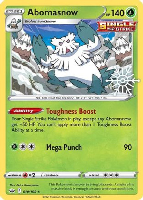 Abomasnow - 010/198 (Holiday Calendar) 10 - Miscellaneous Cards  Products Holofoil
