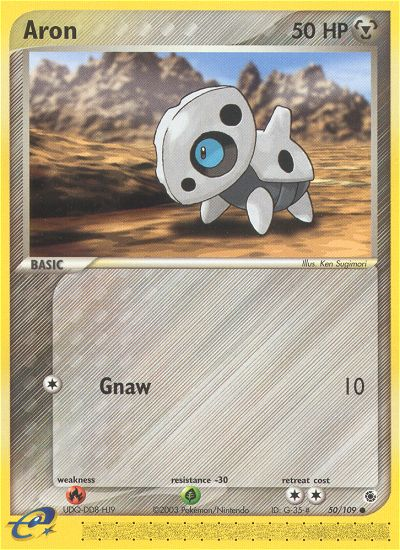 Aron 50/109 - Ruby  Sapphire Reverse Holofoil