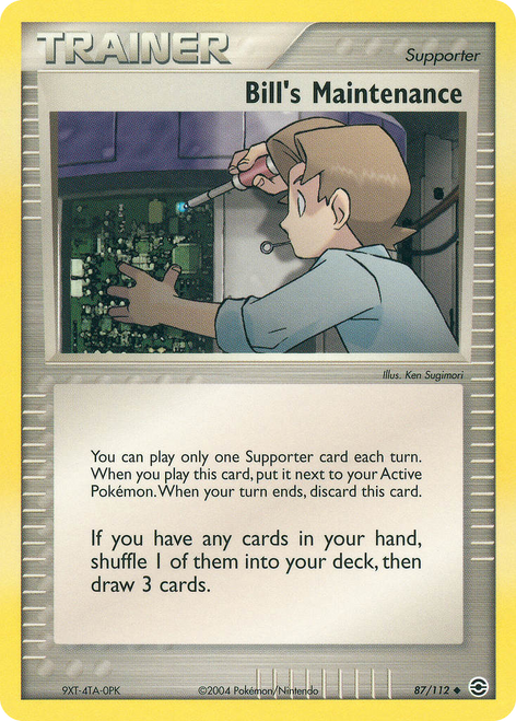 Bill's Maintenance 87/112 - FireRed  LeafGreen