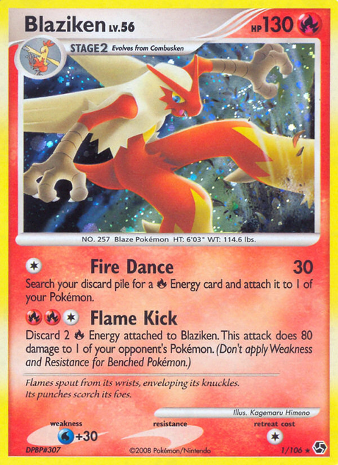 Blaziken 1/106 - Great Encounters Holofoil