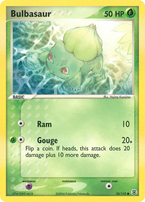 Bulbasaur 55/112 - FireRed  LeafGreen