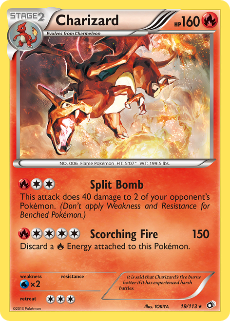 Charizard 19/113 - Legendary Treasures Reverse Holofoil