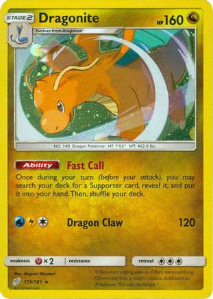 Dragonite - 119/181 (Cosmos Holo) 119 - Miscellaneous Cards  Products Holofoil