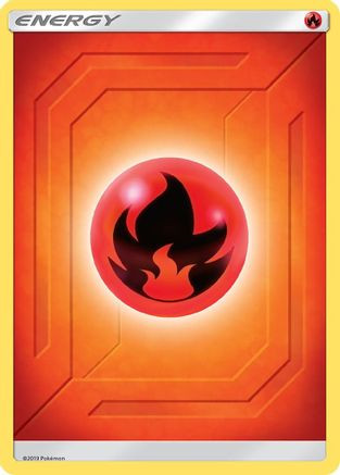 Fire Energy (2019 Unnumbered)  - SM  Team Up Reverse Holofoil