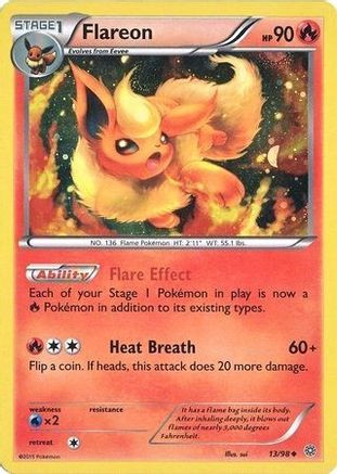 Flareon - 13/98 (Cosmos Holo) 13 - Miscellaneous Cards  Products Holofoil