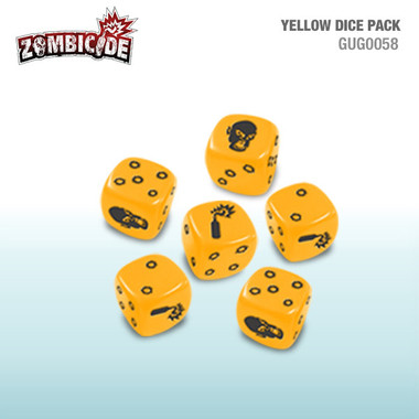 Zombicide: Dice - Yellow