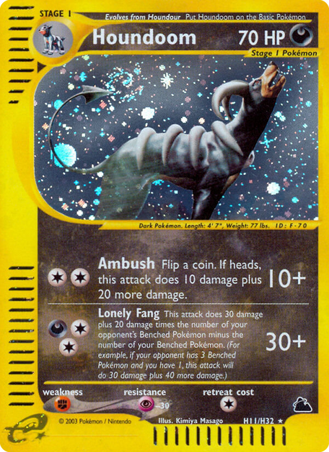 Houndoom H11/144 - Skyridge Reverse Holofoil