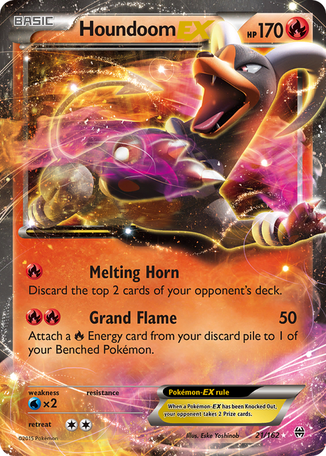 Houndoom-EX 21/162 - BREAKthrough Holofoil