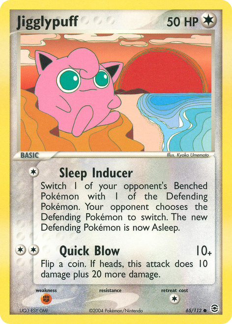 Jigglypuff 65/112 - FireRed  LeafGreen