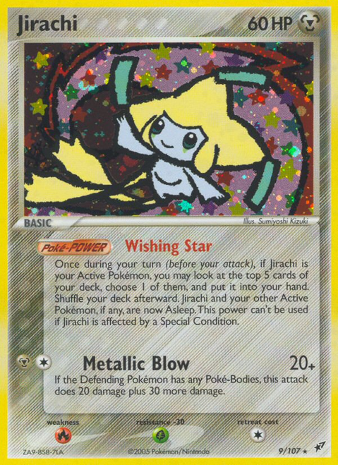 Jirachi 9/107 - Deoxys Holofoil